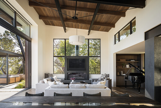 Sonoma Ridge House / Holder Parlette - Interior Photography, Living Room, Sofa, Wood, Table, Lighting, Chair