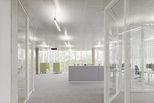 SWR Broadcasting-Studio / Steimle Architekten - Interior Photography, Glass, Chair