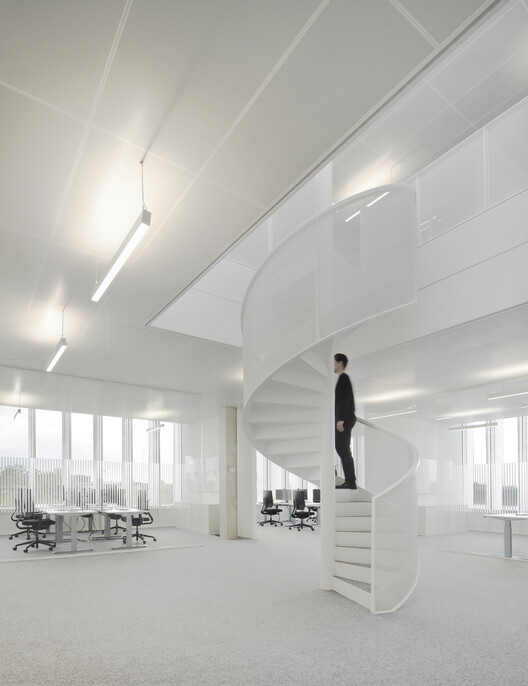 SWR Broadcasting-Studio / Steimle Architekten - Interior Photography, Stairs