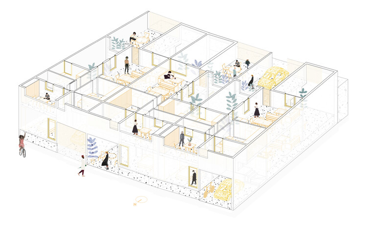 28 Patios y 14 viviendas / Crearctive + RKT Estudio - Imagen 39 de 50