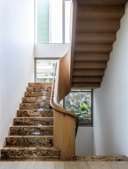 Residência Lavanda / Be4 Architecture - Fotografia de Interiores, Escada, Madeira, Corrimão