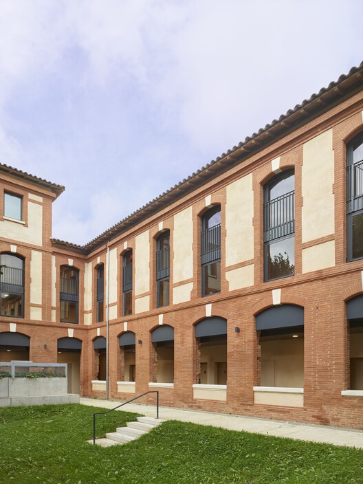 La Cité Internationale Université de Toulouse / Taillandier Architectes Associés - Exterior Photography, Facade, Courtyard