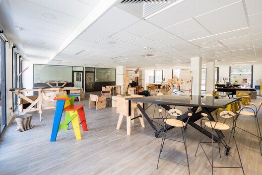 La Cité Internationale Université de Toulouse / Taillandier Architectes Associés - Interior Photography, Wood, Lighting, Chair, Table