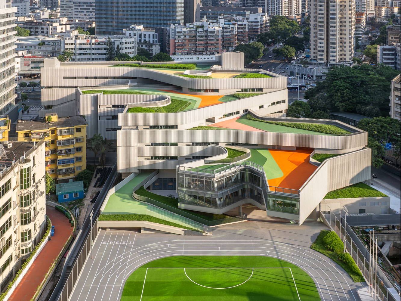 Escuela de Idiomas Extranjeros Cuizhu / Studio Link-Arc - Fotografía exterior