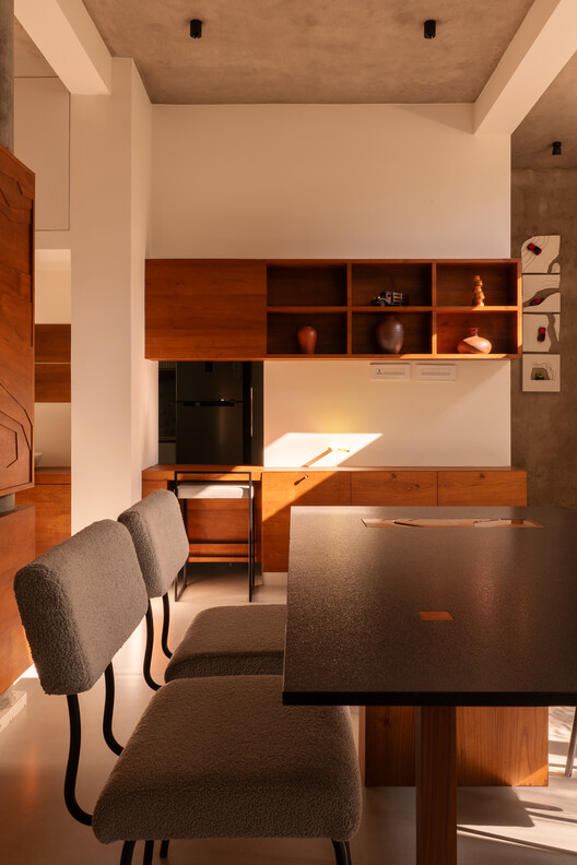 Adeeb House / 3dor Concepts - Interior Photography, Wood, Table, Chair, Lighting