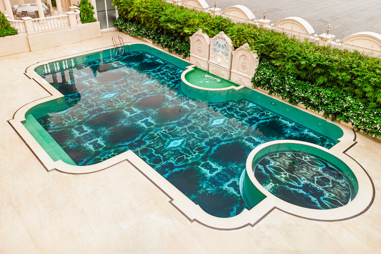 Refractions in Motion as Pools Become Luminous Forms - Image 4 of 10