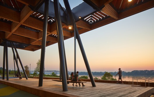 Tom Lee Park / SCAPE + Studio Gang - Interior Photography, Wood, Beam