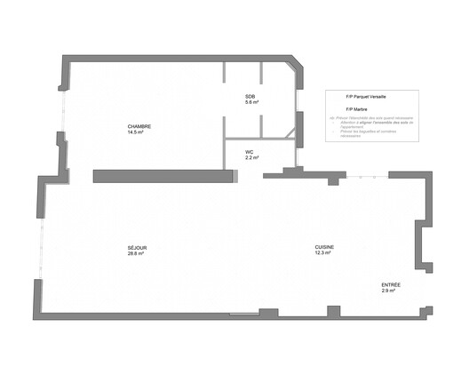 Place des États-Unis Residential Apartment / SELA.ARCH - Image 20 of 21