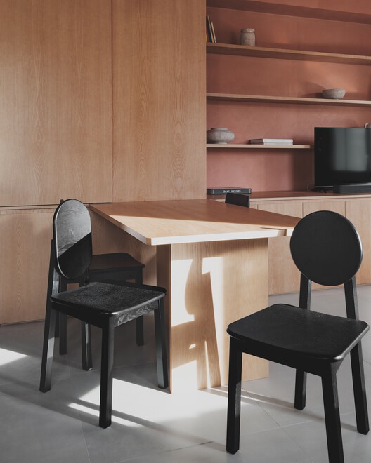 Terra and Vidru House / Federico Cartamantiglia Architecture Studio + Federico Cartamantiglia + Fabrizio Carboni + Enrico Manca - Interior Photography, Kitchen, Wood, Table, Chair