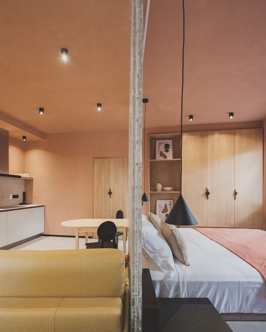 Terra and Vidru House / Federico Cartamantiglia Architecture Studio + Federico Cartamantiglia + Fabrizio Carboni + Enrico Manca - Interior Photography, Bedroom, Wood, Lighting, Chair