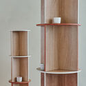 heys Coffee Shop / BREND - Interior Photography, Closet, Wood, Shelving