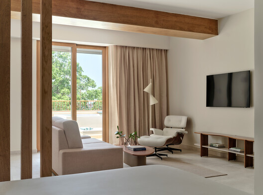 Kimpton Las Mercedes / Moneo Brock Studio - Fotografía interior, Sala de estar, Madera, Iluminación, Sillas