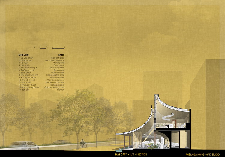 Casa de Chá Phe La Da Nang / 6717 Studio - Imagem 33 de 35