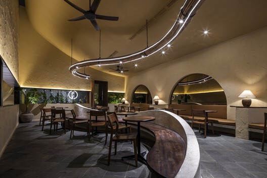 Phe La Da Nang Cafe / 6717 Studio - Interior Photography, Dining room, Lighting, Chair