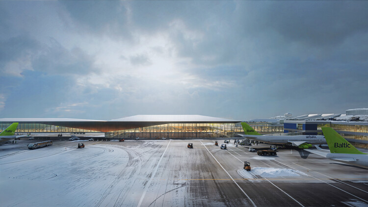 Zaha Hadid Architects 赢得立陶宛维尔纽斯机场新到港航站楼设计竞赛 - 6 的图像 8