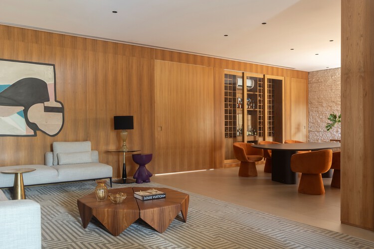 Casa G+B / Mariana Orsi Arquitetura + Design - Fotografía interior, Sala de estar, Madera, Sillas