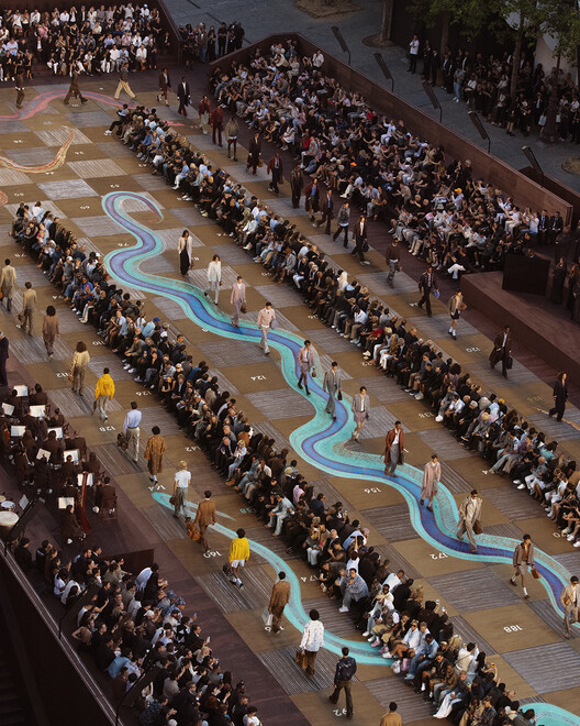 YSL and Louis Vuitton at Paris Fashion Week Feature Tadao Ando’s Bourse de Commerce and Bijoy Jain’s Set Design - Image 2 of 12