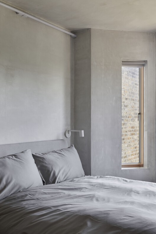Apartment with a Mezzanine / Office Ten Architecture - Interior Photography, Bedroom, Bed