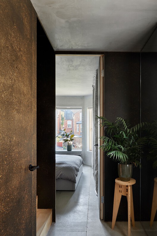 Apartment with a Mezzanine / Office Ten Architecture - Interior Photography, Bedroom, Wood