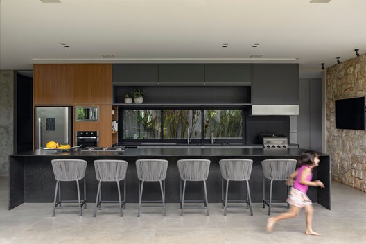 Concept House / Joao de Barro Arquitetura - Interior Photography, Kitchen, Wood, Countertop, Lighting, Chair, Table