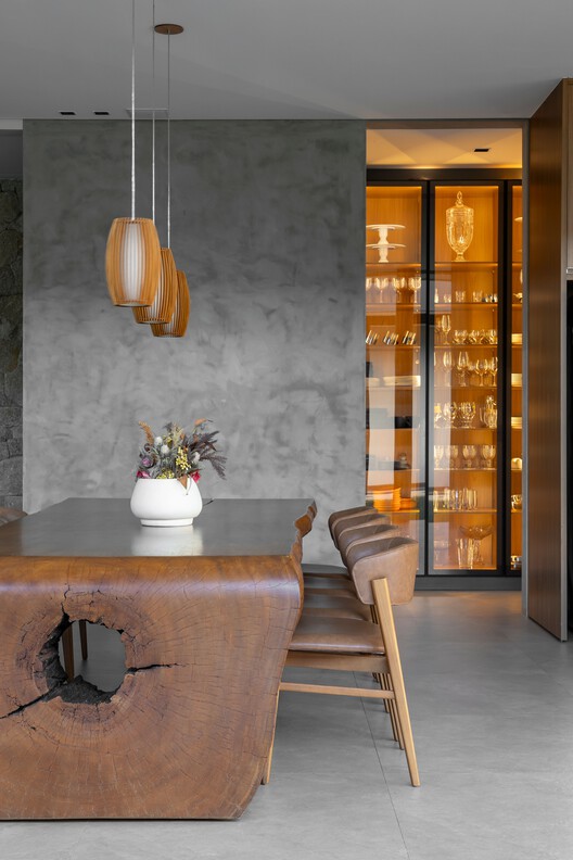 Concept House / Joao de Barro Arquitetura - Interior Photography, Wood, Lighting, Table, Chair
