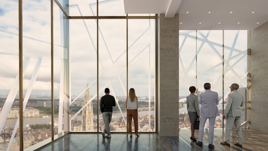 Studio Libeskind Unveils New Images of the Art Deco Tower Transformation in Antwerp, Belgium - Image 12 of 20