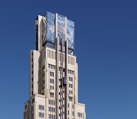 Studio Libeskind Unveils New Images of the Art Deco Tower Transformation in Antwerp, Belgium - Image 8 of 20