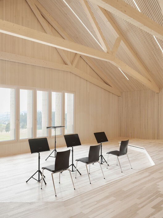 Community Center Langen bei Bregenz / MWArchitekten - Interior Photography, Wood, Chair