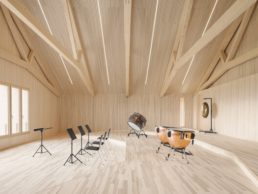 Community Center Langen bei Bregenz / MWArchitekten - Interior Photography, Wood