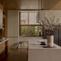 Khun Atiruj Residence / PAON Architects Co.,Ltd. - Interior Photography, Houses, Kitchen, Countertop, Table, Lighting, Chair
