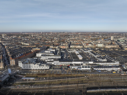 Public School Meatpacking District Copenhagen / NORD Architects + BBP Arkitekter - Exterior Photography, Aerial View Photography, Cityscape
