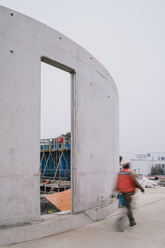 Church Borderouge / studio.AQUI + Triptyque architectes - Interior Photography, Concrete