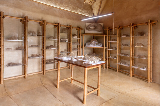 Architect Office at the Water's Edge / Chiangmai Life Architects - Interior Photography, Wood, Shelving
