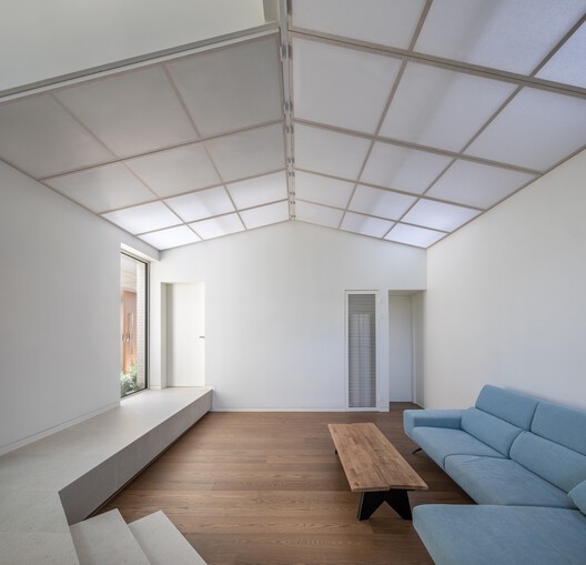 House of Boundary / PLAN Architects office - Interior Photography, Living Room, Wood