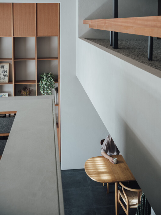 Sakuragawa Apartment Renovation / Osaka Design Department - Interior Photography, Kitchen, Wood, Countertop, Chair