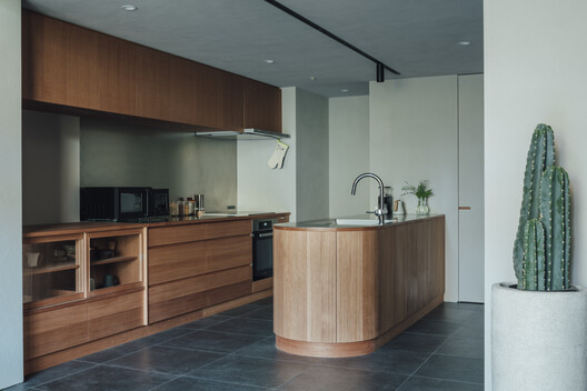 Sakuragawa Apartment Renovation / Osaka Design Department - Interior Photography, Kitchen, Wood, Countertop, Sink