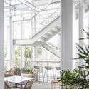 The Corner House / Department of ARCHITECTURE - Interior Photography, Commercial Architecture, Balcony, Handrail, Stairs