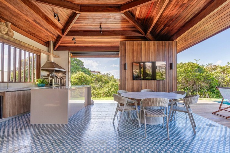 Casa IA / FRS Arquitetura - Fotografia de Interiores, Sala de Jantar, Madeira