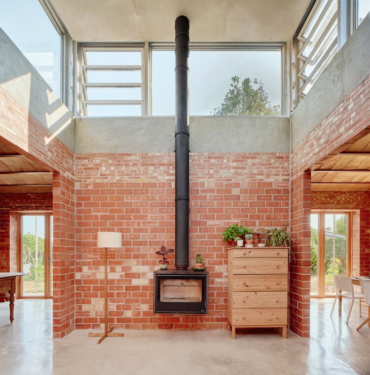 Casa GJ / Alventosa Morell Arquitectes - Fotografia de Interiores, Madeira, Tijolo, Viga