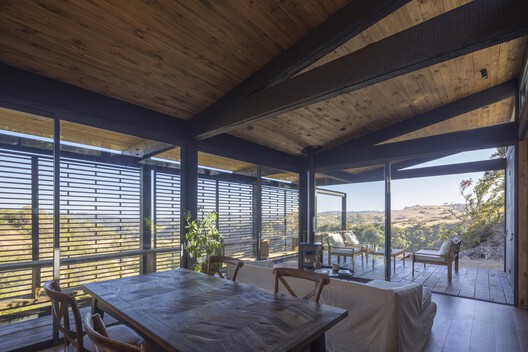 RWO House / Gonzalo Rufin Arquitectos - Interior Photography, Wood, Chair, Beam