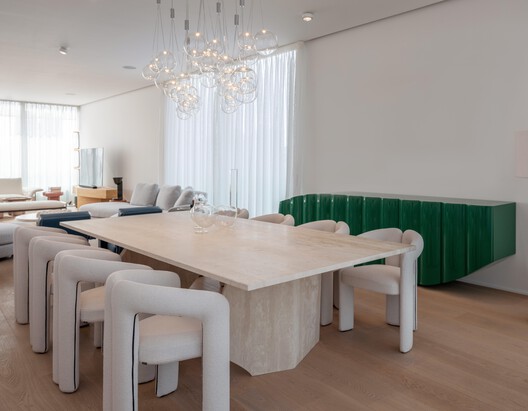 Fayssal Residence / Studio Paul Kaloustian - Interior Photography, Dining room, Wood, Table, Chair