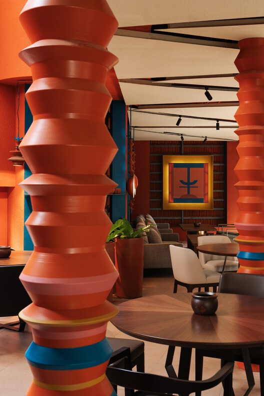 Restaurant Pavilion / Sahabat Selojene - Interior Photography, Living Room, Chair