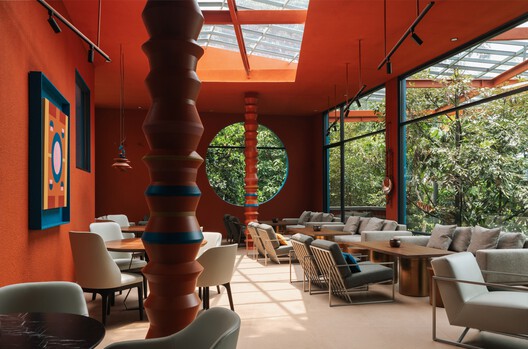 Restaurant Pavilion / Sahabat Selojene - Interior Photography, Chair, Table
