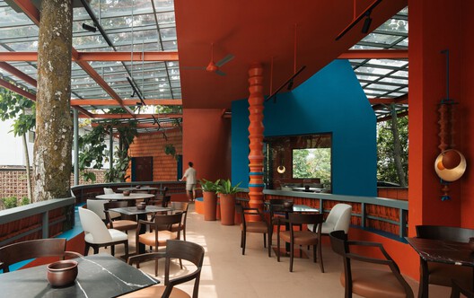 Restaurant Pavilion / Sahabat Selojene - Interior Photography, Dining room, Chair