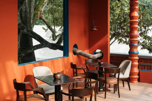 Restaurant Pavilion / Sahabat Selojene - Interior Photography, Dining room, Chair