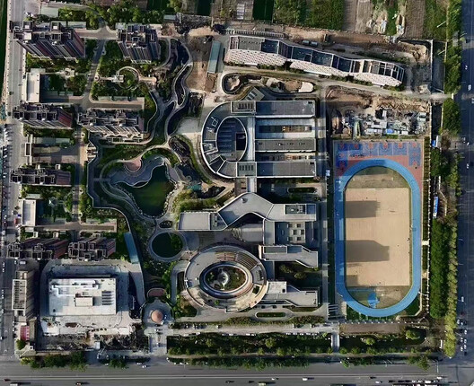 Tongtai School / E PLUS/SZA DESIGN - Exterior Photography, Aerial View Photography, Cityscape