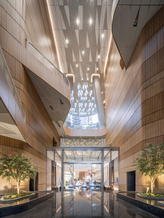 深圳仁恒深之源 / Aedas - 室内图, 玻璃