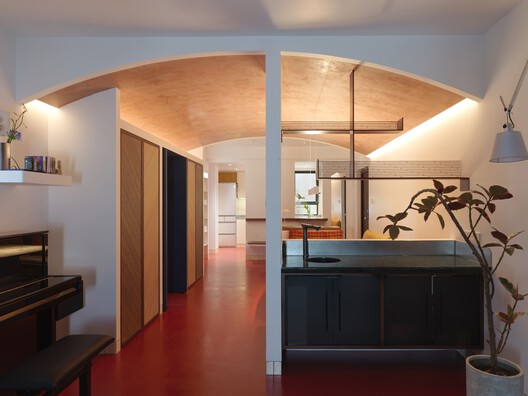 吴先生家 / 金秋野建筑工作室 - 室内图, 厨房, 灯, 椅子