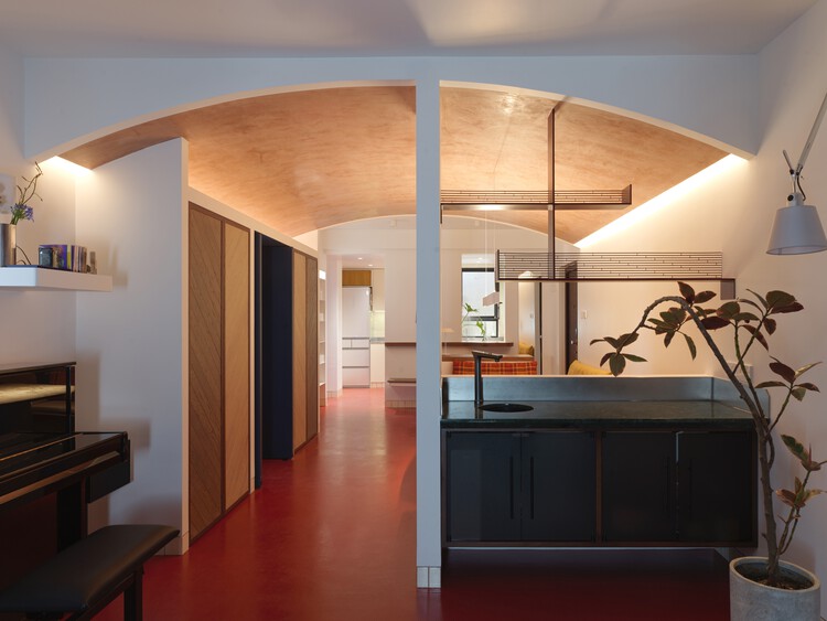 吴先生家 / 金秋野建筑工作室 - 室内图, 厨房, 灯, 椅子