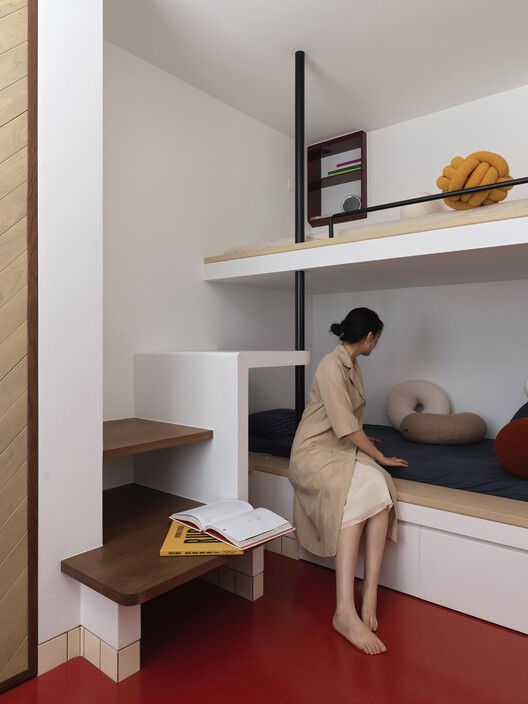 吴先生家 / 金秋野建筑工作室 - 室内图, 木头, 卧室